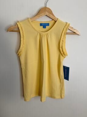 J. Bailey Girls Summer Tee- yellow NWT size 10 $34
